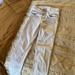 rag & bone White Capri Jeans